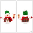 thumbnail image 6 of Christmas Table Decorations Pre-lit Cute Plush Snowman with Warm LED Lights, 2Pcs 8.27Inch LED Lighting Snowman Tabletop Figurine, Winter Xmas Decor for Home Indoor Kitchen Room Holiday Party, 6 of 9