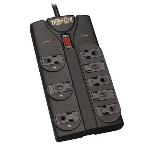 TRIPP LITE TLP808B 8 Feet 8 Outlets 1440 Joules Surge Protector