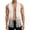 White, variant on Western Cowboy Vest Men 70s Hippie Suede Tassel Fringe Vest Open Front Cardigan Jacket Outerwear