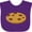 Purple, variant on Inktastic Chocolate Chip Cookie Boys or Girls Baby Bib
