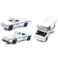 thumbnail image 2 of 1984 Chevrolet Cucv M1008 Pickup Truck White With Blue Stripes Nypd (new York City Police Department) 1/18 Diecast Model Car By Greenlight 13561, 2 of 5