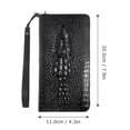thumbnail image 2 of UPOUART 1Pc Male Wallet PU Fashion Handbag Black Bifold Wallet with Print, 2 of 6