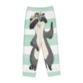 thumbnail image 4 of Sigee Cute Raccoon Print Women's Soft Pajama Pants - Breathable and Comfortable Lounge Sleep Bottoms with Elastic Waistband and Pockets-X-Large, 4 of 9