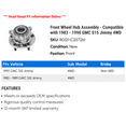 thumbnail image 2 of Front Wheel Hub Assembly - Compatible with 1983 - 1990 GMC S15 Jimmy 4WD 1984 1985 1986 1987 1988 1989, 2 of 2