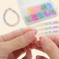 thumbnail image 4 of Unique Bargains 4mm Round Glass Beads for  Jewelry Making DIY Crafts Assorted Color, 4 of 7
