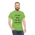 thumbnail image 4 of Cute Graphic Tee Do Not Read The Next Sentence Rebel Funny T-shirt 5XL, 4 of 5