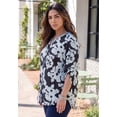 thumbnail image 3 of Catherines Women's Plus Size Petite Breezeway Georgette Blouse, 3 of 6
