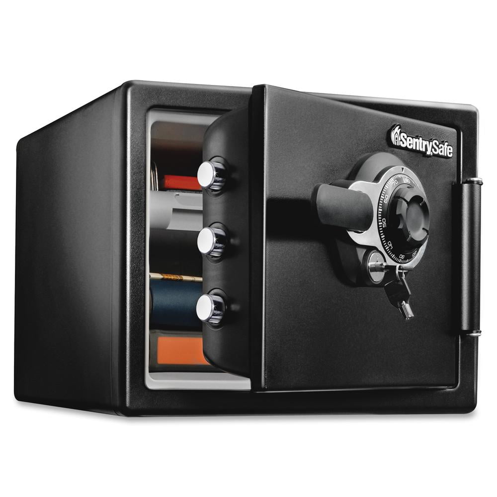 SentrySafe SFW082DTB Fire and Water-Resistant Safe with Dial Lock, 0.82 Cu. ft.