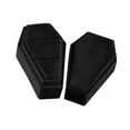 thumbnail image 2 of Caja de joyería,Joyero con forma de ataúd,decoración portátil,Estuche para guardar joyas,pendientes decorativos negros,Adorno de terciopelo con anillos para tapa para Caja para anillos negra, 2 of 8