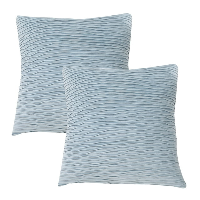 Lojalitet Fundas De Almohada 45x45cm Paquete De 2 Fundas De Almohada Decorativas Cuadradas Originales A Rayas