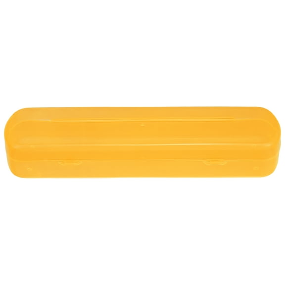 Unique Bargains Plastic Lightweight Toothbrush Travel Case Traveling for Travel Business 2.17"x1.38"x8.07" Orange