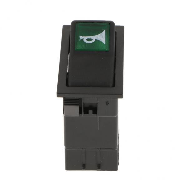 Botón De Bocina De Volante Coche Modificado Negro Universal