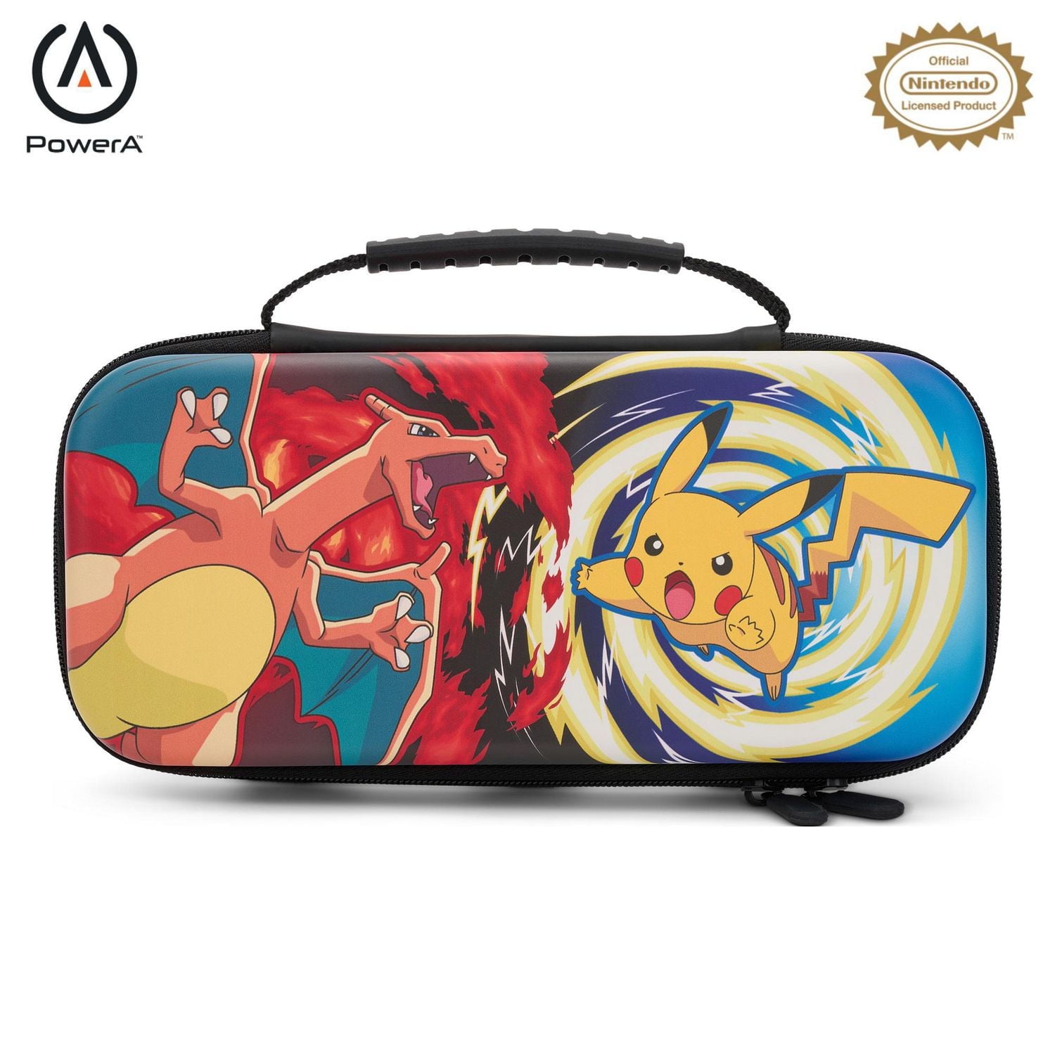 PowerA Protection Case for Nintendo Switch - OLED Model, Nintendo Switch or Switch Nintendo Lite - Pokémon: Charizard vs. Pikachu Vortex