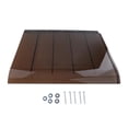 thumbnail image 2 of Toldo para ventana, toldo para puerta, refugio para la lluvia marrón, Exterior para RV, garaje, jardín 50cmx35cm, 2 of 8