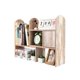 thumbnail image 1 of Adjustable Desktop Shelf Countertop Bookshelf Bookcase Wood Desk Organizer Office Supplies and Accessories Storage Display Rack, Black&Brown&Dark Gray, 1 of 4