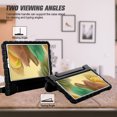 thumbnail image 6 of Allytech Galaxy Tab A7 Lite 8.7-inch Case for Kids, With PET Screen Protector Shockproof Convertible Handle Stand Kids Friendly Case Cover for Samsung Galaxy Tab A7 Lite 8.7" 2021 SM-T220 T225, Black, 6 of 8
