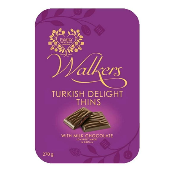 Walker’s Turkish Delight with Milk Chocolate tin, 270g