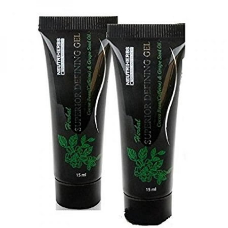 2 neutriherbs naturals body wraps defining gel really works to tone tighten and firm (2 x15 ml)potent fat burning and slimming ingredients to reduce