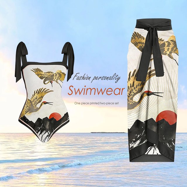 Traje De Baño Damas 2 uds traje de baño atlético de playa para mujer a la moda con vestido para accesorios femeninos Sywqhk Para Estrenar