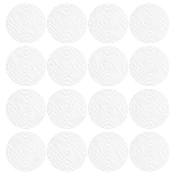 20Pcs Round Plastic Canvas Sheets for DIY Cross Stitch Crochet Knitting Crafting and Quilting