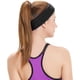 thumbnail image 4 of Diadema Deportiva para Hombre y Mujer Diadema de Algodón Elástica Antideslizante para Deportes, Negro/Gris/Rojo (3uds), 4 of 5