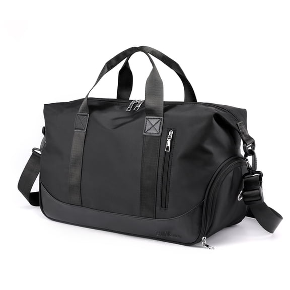 LILIANG 30L Sports Gym Bag for Women & Men, Travel Duffel Bag Carry-on Bag, Lightweight Weekend Overnight Bag with Shoe Compartment & Wet Pocket