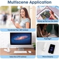 thumbnail image 5 of Portable Fan, Handheld Mini Fan 3 Speed & LED light for Outdoor Office Travel Women Man Gifts, 5 of 7