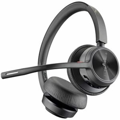 HP Poly Voyager 4320 UC Wireless Stereo Headset with USB-A Adapter, Microsoft Teams Certified