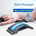 thumbnail image 1 of HEVIRGO Back Lumbar Stretcher Support Massager Fitness Posture Corrector Spine Adjuster,5#, 1 of 10