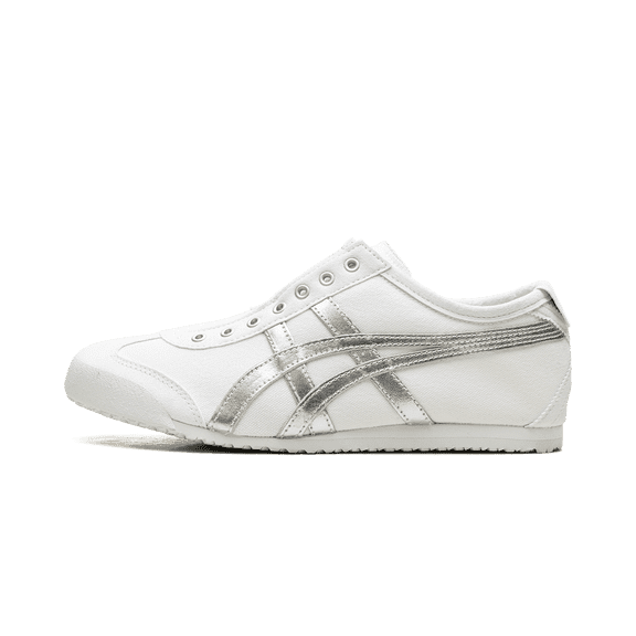ONITSUKA TIGER MENS Mexico 66 Slip-On "White Pure Silver" 1183A962 101 1183A962 101 from Stadium Goods