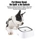 thumbnail image 4 of Cuenco de agua para mascotas, dispensador para mascotas a prueba de salpicaduras, blanco, 4 of 5