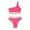 Hot Pink, variant on Zuesphe Womens Swimsuits Tummy Control Womens Bikini Sets Cheeky Womens Swimwear 2 Piece Beachwear for Plus Size Women over 50 Slimming Ruffle Lace