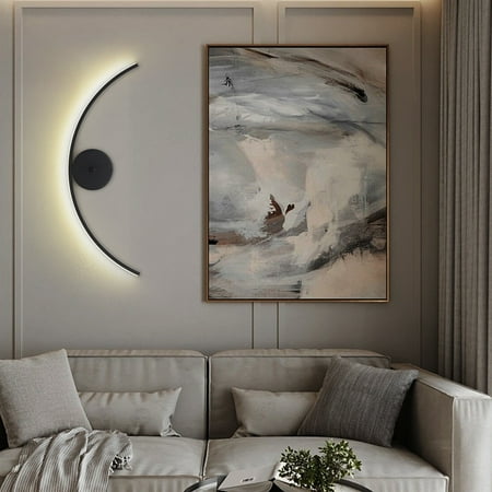 

Durable Black LED Wall Lights Made of Iron and Aluminum for Reading or Relaxing