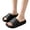 Black, variant on Women's Non Slip Contour Line Four Season Soft Bottom Slippers,Lightweight Breathable Open Toe Slides with Comfort Cushion Design,House Slides for Bathroom Indoor Outdoor Beach