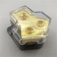 thumbnail image 2 of Wire Distribution Block With 1x 2 GA Inputs And 2 X Outputs, Car Audio Amp two way Splitter, 2 of 8