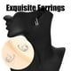 thumbnail image 1 of HomeKingdee Silver-Plated Alloy Hoop Semi-Circle Ladies Earrings - Occident Fashion Jewelry for Various Occasions, 1 of 5