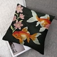thumbnail image 5 of Cherry Blossom Goldfish Pillowcase for Body Pillow Long Soft Throw Pillow Case Cover for Bed Couch, 5 of 7