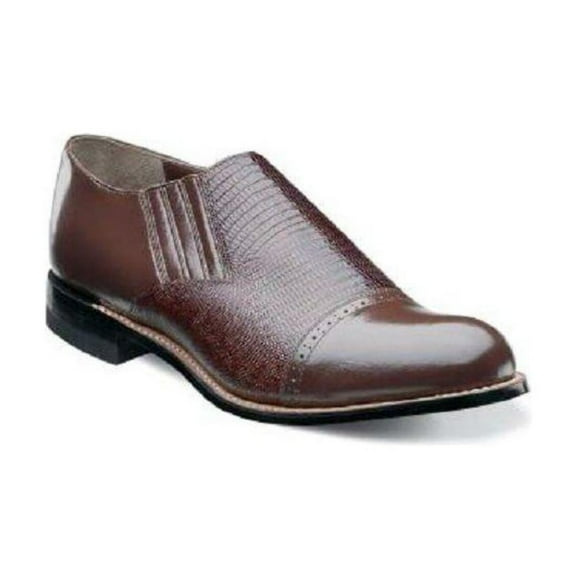 Stacy Adams Mens shoes Madison Brown Leather Cap toe Leather Sole 00067-200
