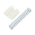 thumbnail image 4 of Juego de 2 piezas de herrajes para puertas plegables, resorte de reparación para puertas corredizas, tono plateado, 4 of 6