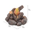 thumbnail image 2 of OUNONA 1Pcs Miniature Bonfire Model with Realistic Design 4.00X4.00X3.00CM, 2 of 5