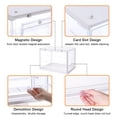 thumbnail image 2 of Seewavom Vitrina transparente de acrílico, caja ciega a prueba de polvo, colección de escaparate de almacenamiento transparente, cubo acrílico para muñecas de juguete, modelos de recuerdos, 2 of 3