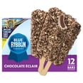 thumbnail image 2 of Blue Ribbon Classics Chocolate Éclair Coated In Cake Pieces Frozen Dessert Treat Bar, 36 fl oz, 12 Pack, 2 of 12