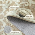 thumbnail image 6 of Lahome Decor 2'x3' Washable Rug for Bedroom, Vintage Area Rug for Dorm Room, Indoor Soft Distressed Floral Throw Rugs Non-Slip Backing for Entryway Farmhouse Kitchen Kids Playroom,Khaki, 6 of 7