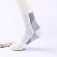 thumbnail image 1 of 2pcs Women Men Soothe Socks For Neuropathy Compression Ankle Compression Soothe Sock white, 1 of 4