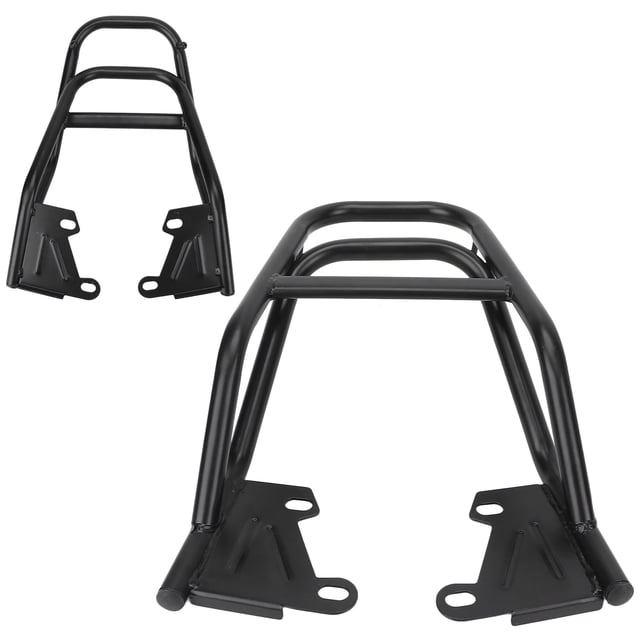 Soporte Para Equipaje De Motocicleta, Portaequipajes Superior Negro Resistente Al óxido, Líneas Limpias Para Motocicleta