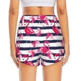 thumbnail image 4 of Fotbe Flamingos Womens High Waist Running Shorts Athletic Workout Quick Dry Shorts for Women with Pockets Gym Yoga Summer Shorts-Small, 4 of 9