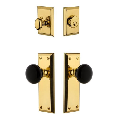 Grandeur 853346 Fifth Avenue Solid Brass Rose Single Cylinder Keyed Entry Deadbolt And