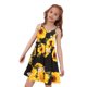 thumbnail image 2 of Txlixc Vestido informal a juego con la familia, tirantes finos, sin mangas, estampado de girasol, vestidos de tirantes para madre e hija Txlixc  Moda, 2 of 9