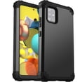 thumbnail image 2 of JTCASES for Samsung Galaxy A51 5G Case, Drop Resistant Corners, Wireless Charging, Heavy Duty Shockproof Hybrid Hard PC Bumper, Camera Protection, Skin-feel Anti-scratch Tough Cover, Black, 2 of 7