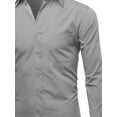thumbnail image 4 of FashionOutfit Men's Regular Fit Dress Shirt, 4 of 5